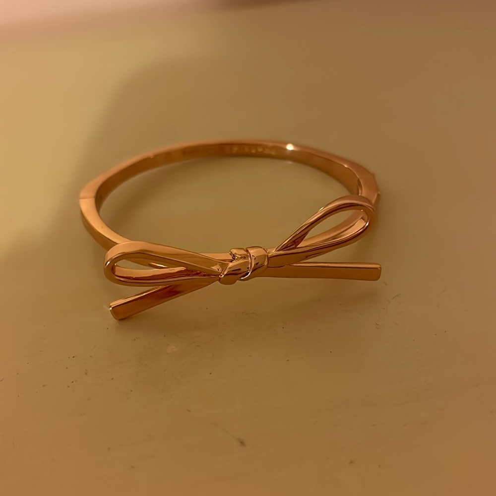 Rose Gold Kate Spade Bow Bracelet